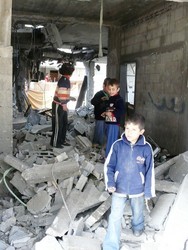 Maison de la famille Abu 'Aisha au camp de al-Shati à Gaza city